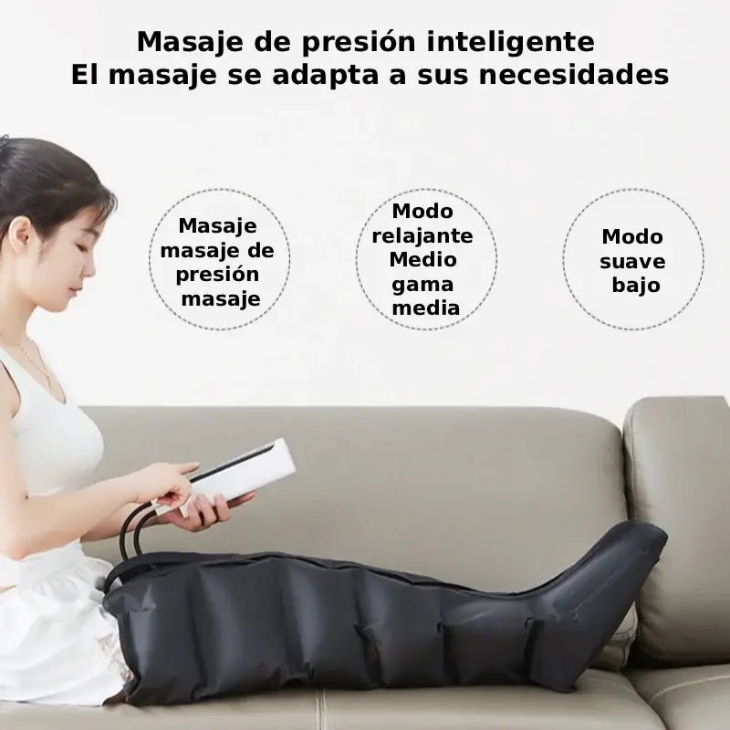 PiesZen™ | Jinkairui — Masajeador de piernas por compresión de aire (amasamiento + calentamiento)